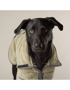 Scruffs - Expedition Deluxe Noodle Dog Drying Coat  Kleur: Sage Green Maat: Large