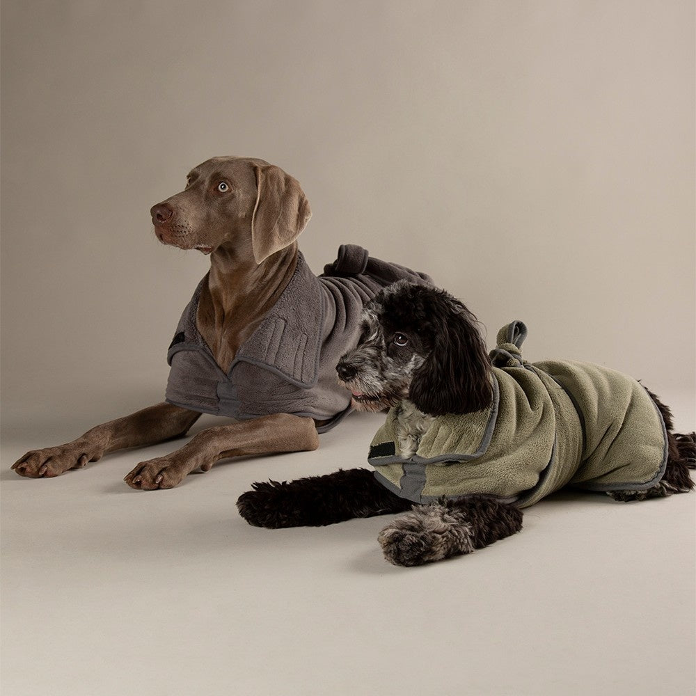 Scruffs - Expedition Dog Drying Coat  Kleur: Grey Maat: X-Large