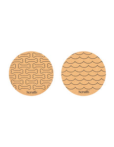 Scruffs Placemats Wave & Bone Set van 2