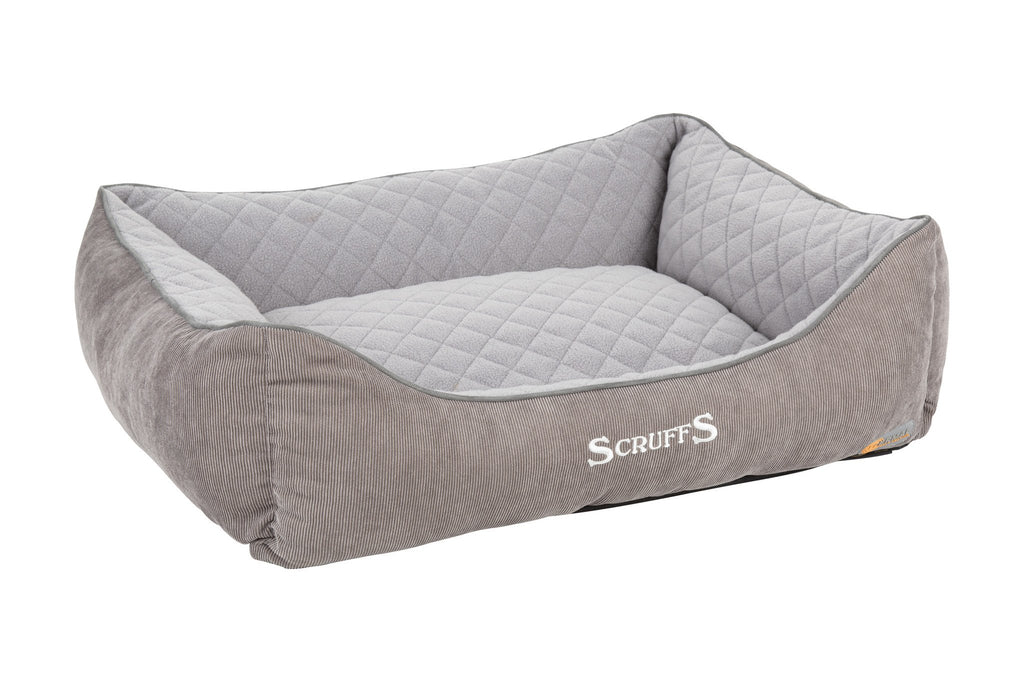 Scruffs Thermal Box Bed Grijs - Large - 75 x 60 cm - Hondenbuggyspecialist.nl