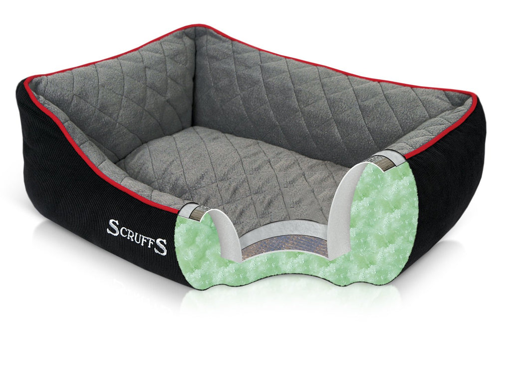 Scruffs Thermal Box Bed Grijs - Large - 75 x 60 cm - Hondenbuggyspecialist.nl