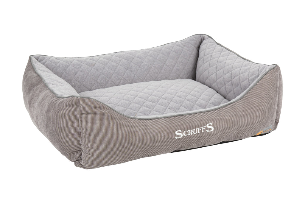 Scruffs Thermal Box Bed - Grijs, Maat: Extra Large - 90 x 70 cm - Hondenbuggyspecialist.nl