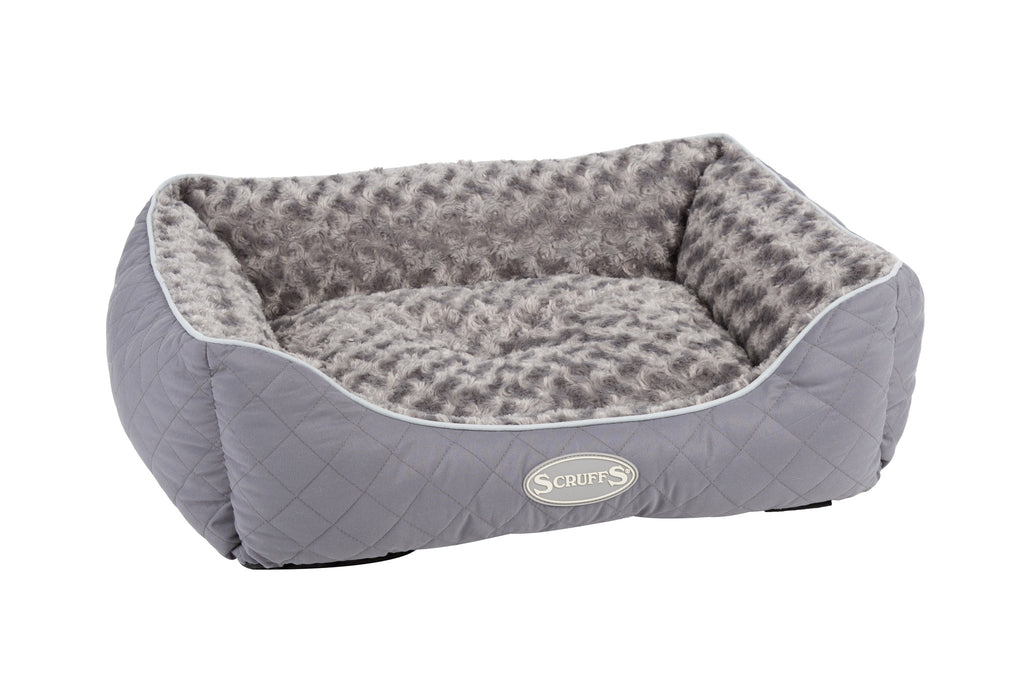 Scruffs Wilton Box Bed - Grijs: Medium - 60 x 50 cm - Hondenbuggyspecialist.nl