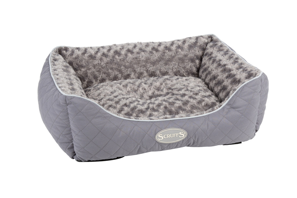 Scruffs Wilton Box Bed - Grijs Small - 50 x 40 cm - Hondenbuggyspecialist.nl