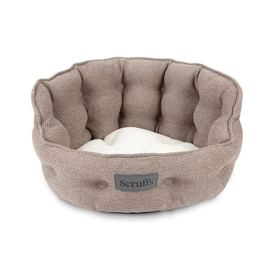 Seattle Cat Bed - Stone Grey Ø 45 cm - Hondenbuggyspecialist.nl