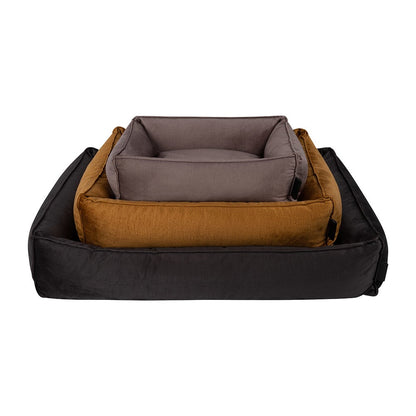 SHIMMER Hondenmand - Taupe, Maat: Medium - 80 x 60 cm - Hondenbuggyspecialist.nl