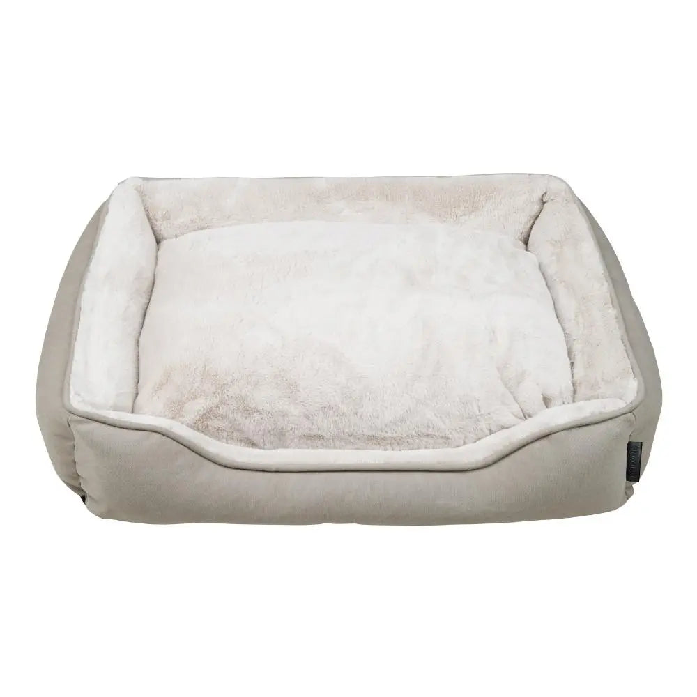 SNUG Box Bed  - Zand, Maat: Medium - 75 x 60 x 19 cm - Hondenbuggyspecialist.nl