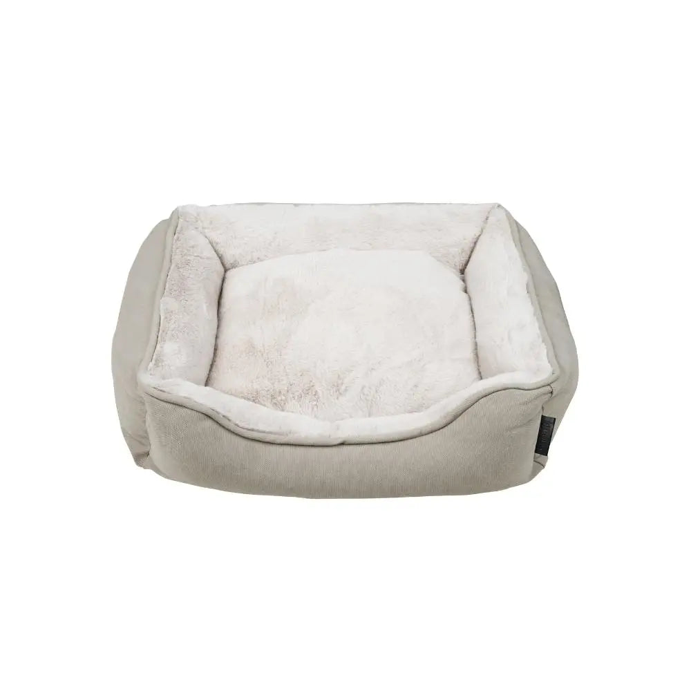 SNUG Box Bed  - Zand, Maat: Medium - 75 x 60 x 19 cm - Hondenbuggyspecialist.nl