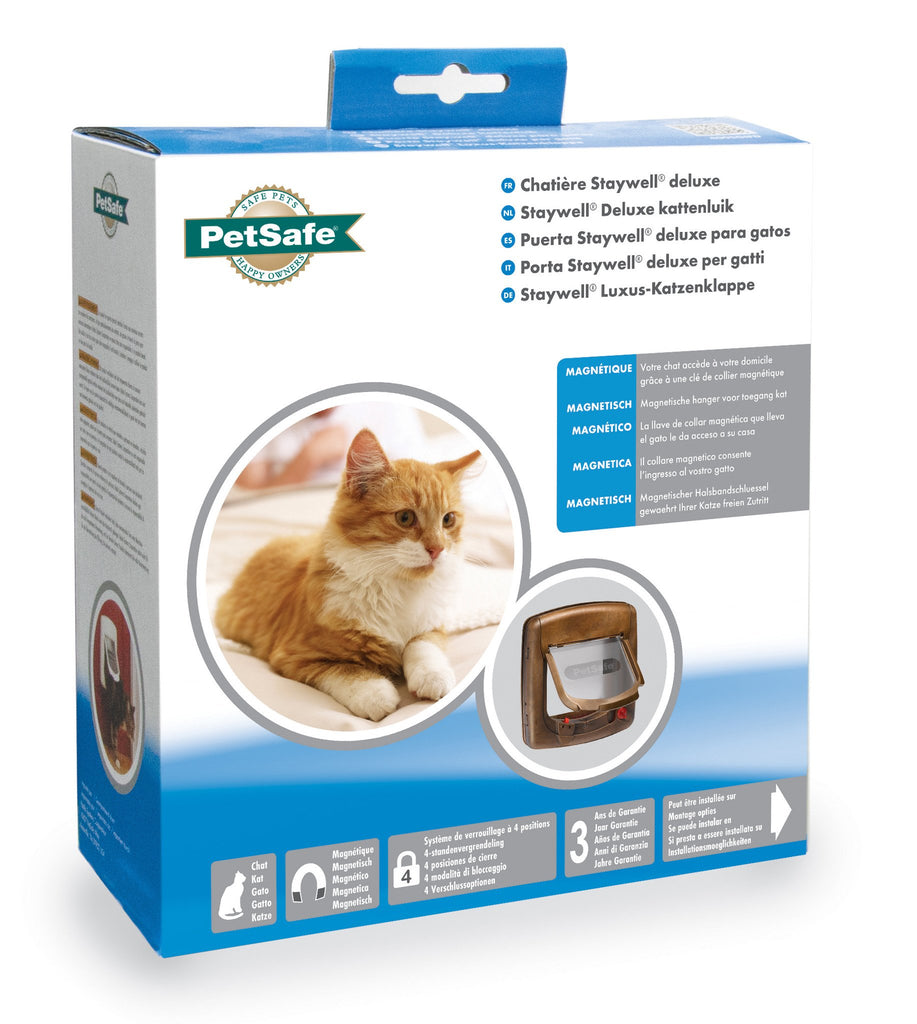 Staywell® Deluxe Magnetic Cat Flap - Hondenbuggyspecialist.nl